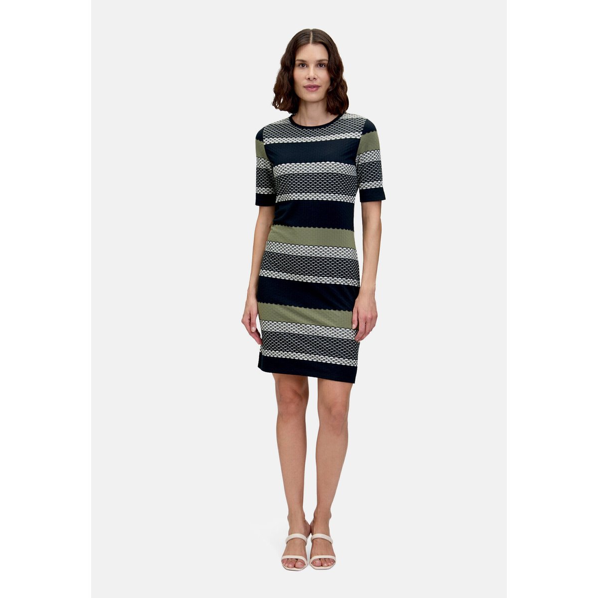 Robe façon t-shirt manches courtes dark blue/green, BETTY BARCLAY