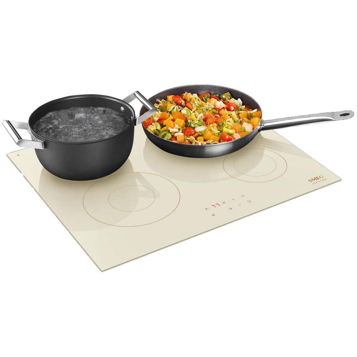 Plaque induction SI2641DP couleur unique, SMEG