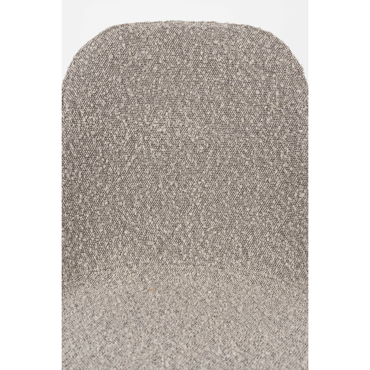 Chaise de bureau en bouclette ALBERT KUIP gris, ZUIVER