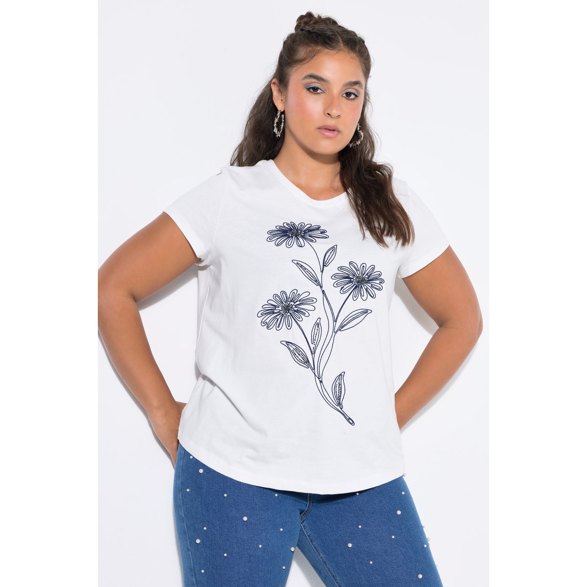 T-shirt, coupe classique blanc cassé, STUDIO UNTOLD