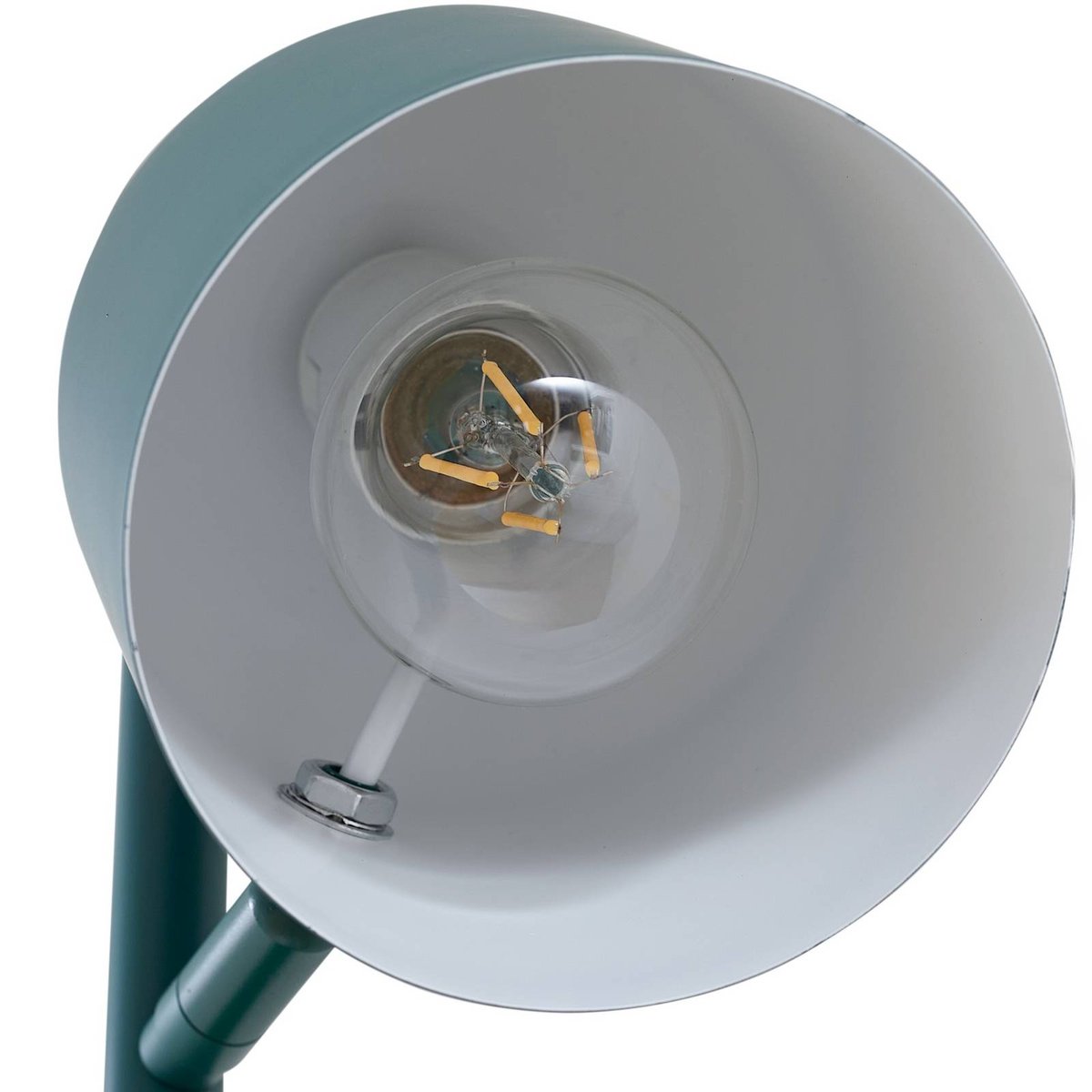 Lampadaire en métal moderne, Isara vert, LINDBY