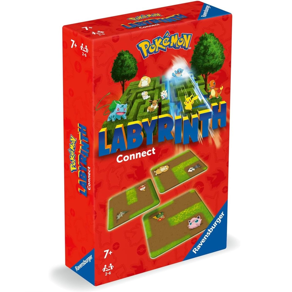 Mini jeu - Pokémon - Labyrinth Connect rouge, RAVENSBURGER