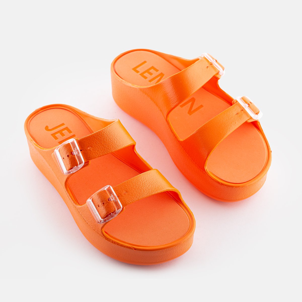 Sandales à plateforme et boucles vegan FENIX mandarine, LEMON JELLY
