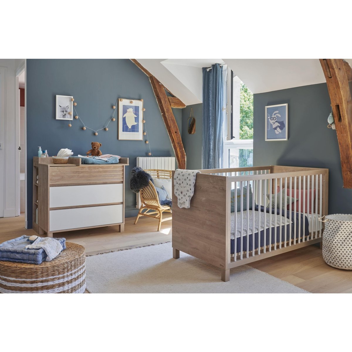 Lit évolutif ACHILLE beige, GALIPETTE