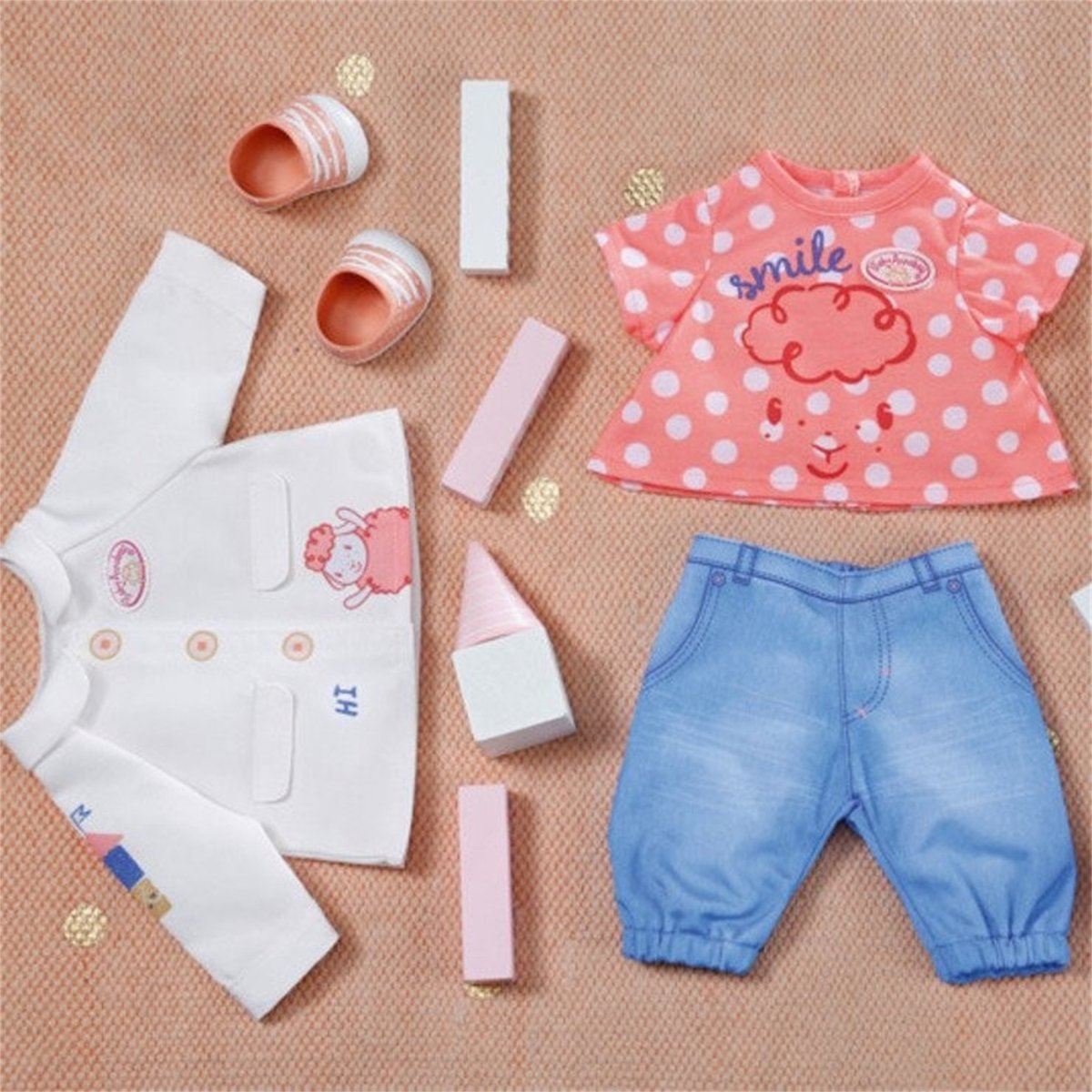 Baby Annabell Little Tenue de jeu 36 cm multicolore, ZAPF CREATION