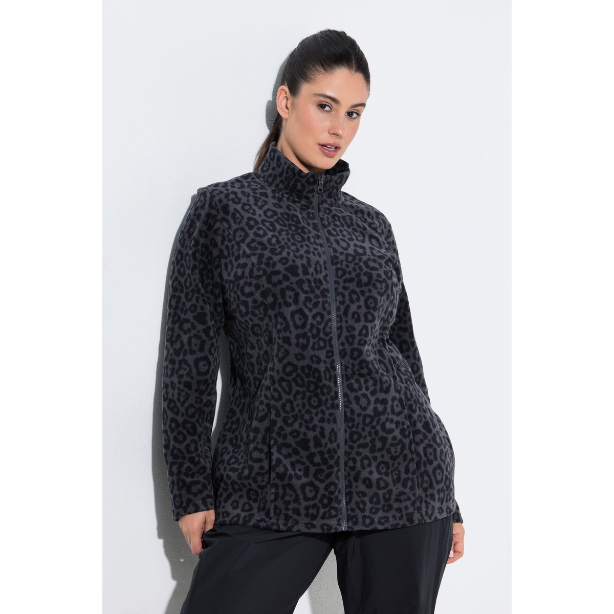 Veste polaire ZipIn noir, ULLA POPKEN