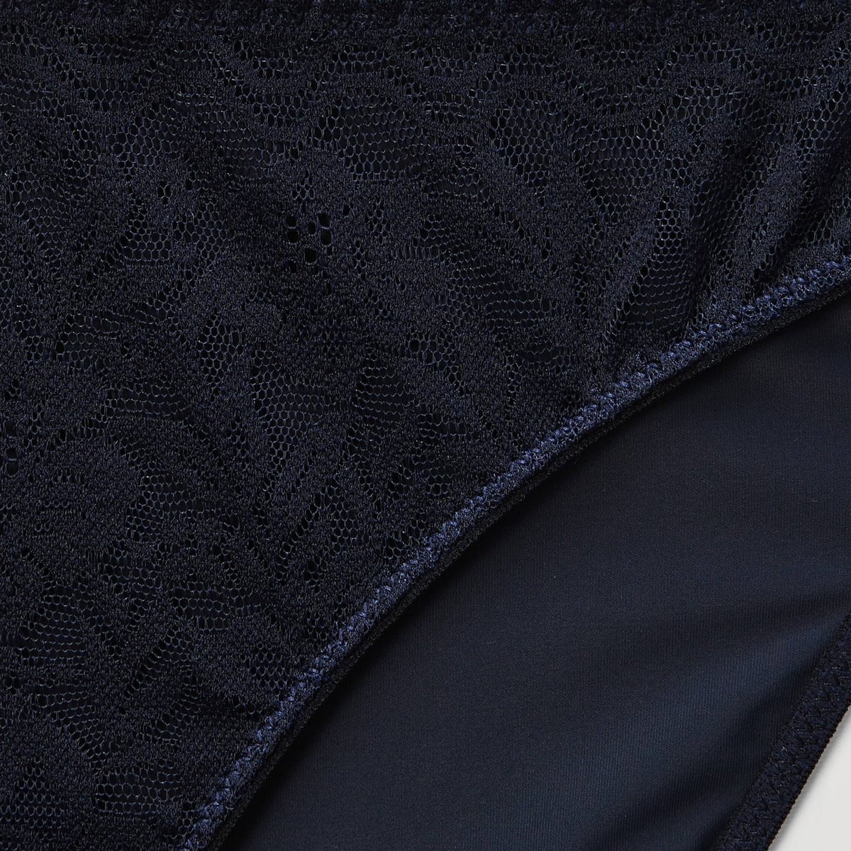 Culotte LUCILE en dentelle marine, MONOPRIX