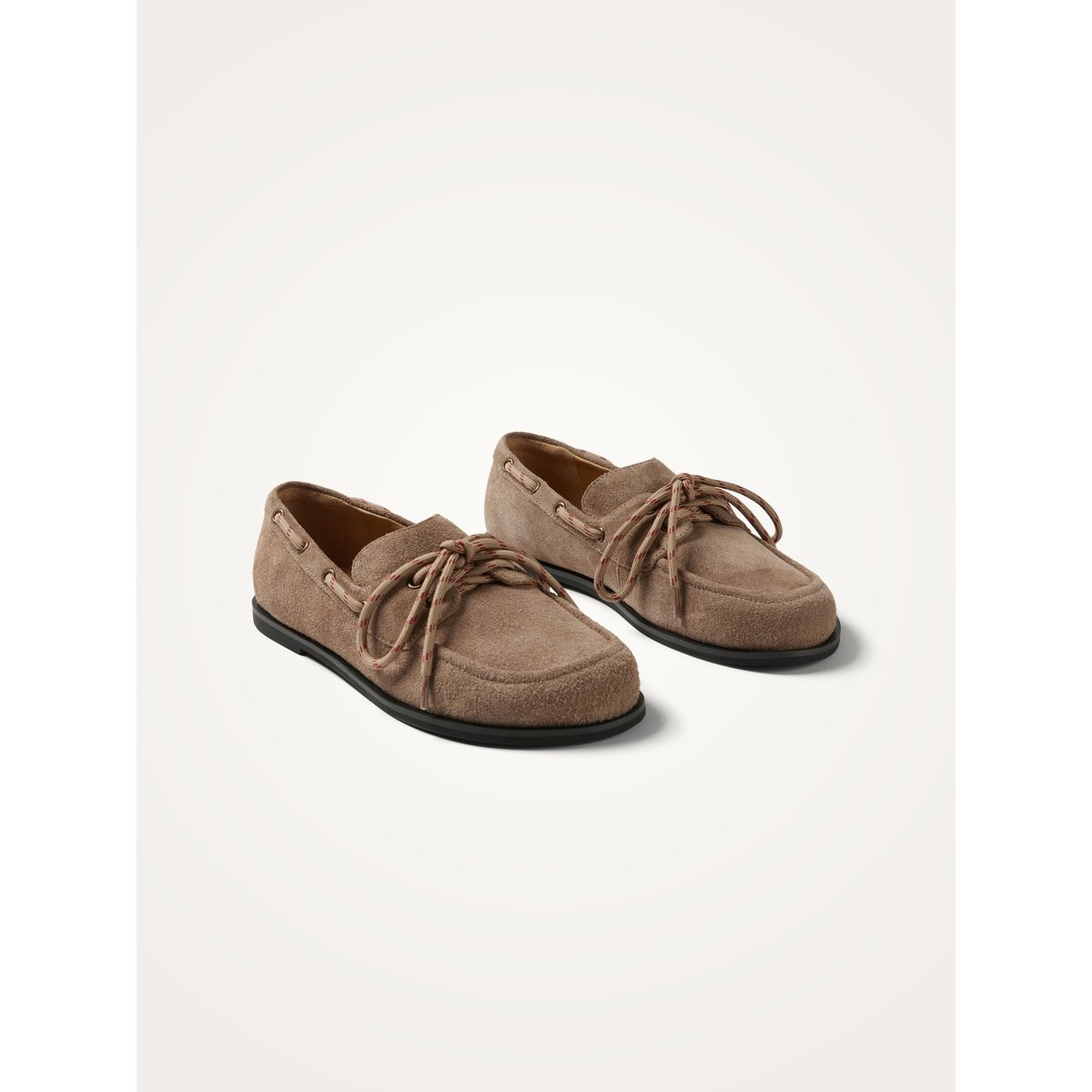 Mocassins bateau avec talon plat et bout rond JUNO Moor taupe, VANESSA WU