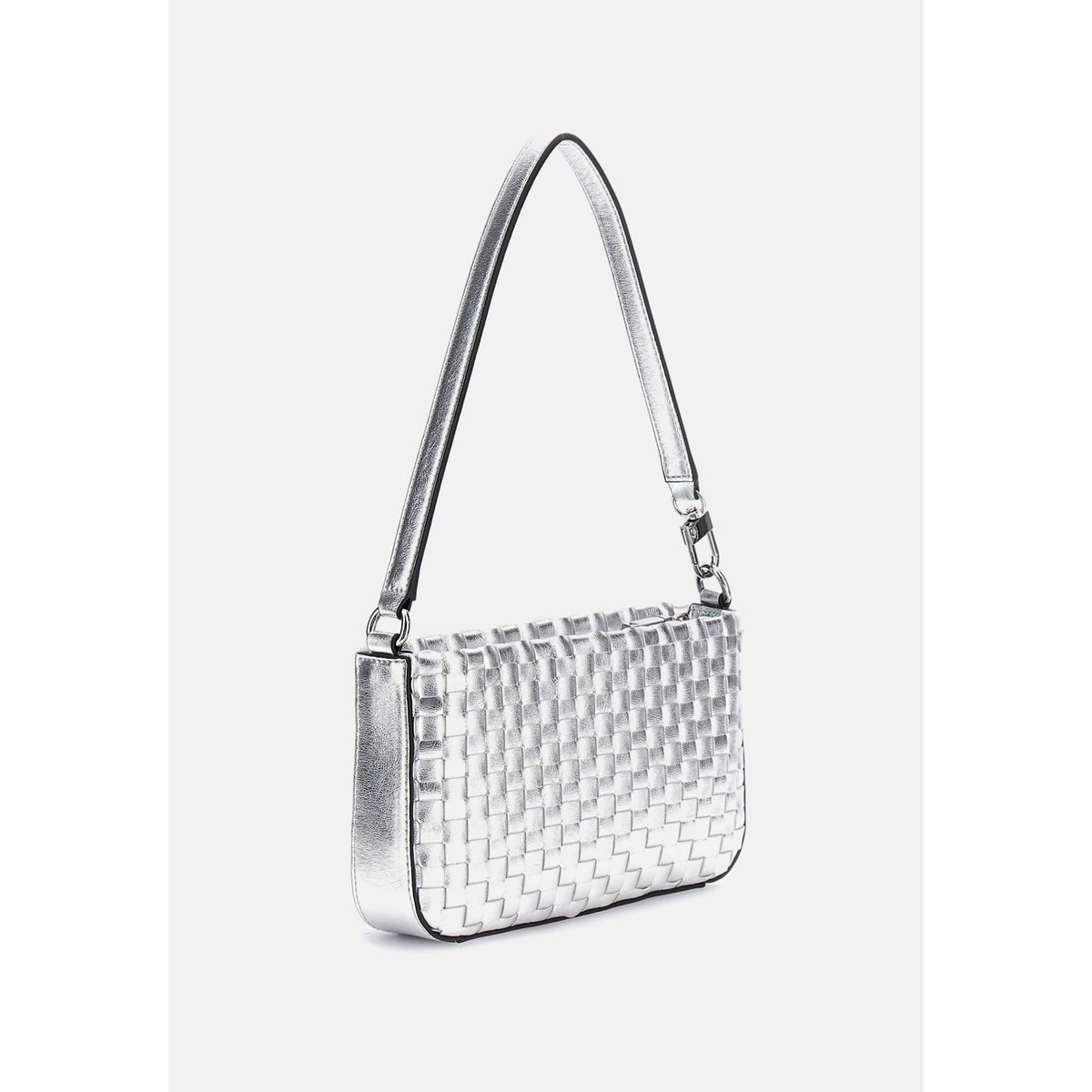 Mini Sac D'épaule Twiller Irisé argent, GUESS