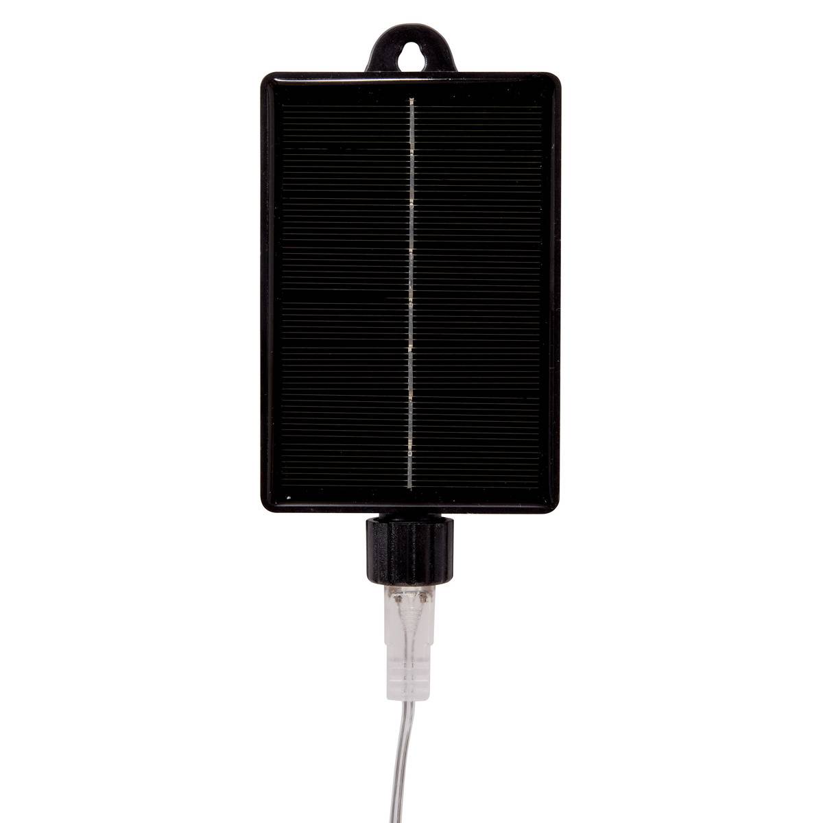 Guirlande lumineuse micro-LED d'extérieur 10 m 1000 LED multicolore fil cuivre 8 fonctions solaire multicolore, ATMOSPHERA