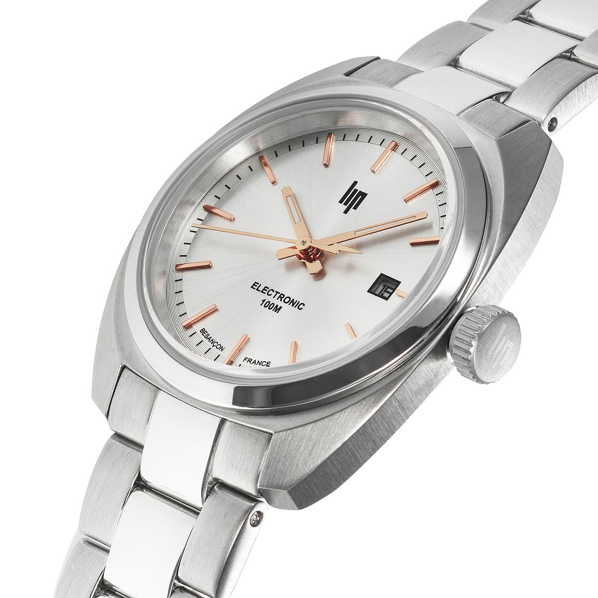 Montre Analogique GÉNÉRAL DE GAULLE argenté argenté argenté, LIP