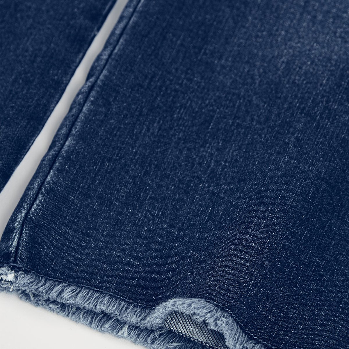 Pantalon fille en denim bleu, BOBOLI