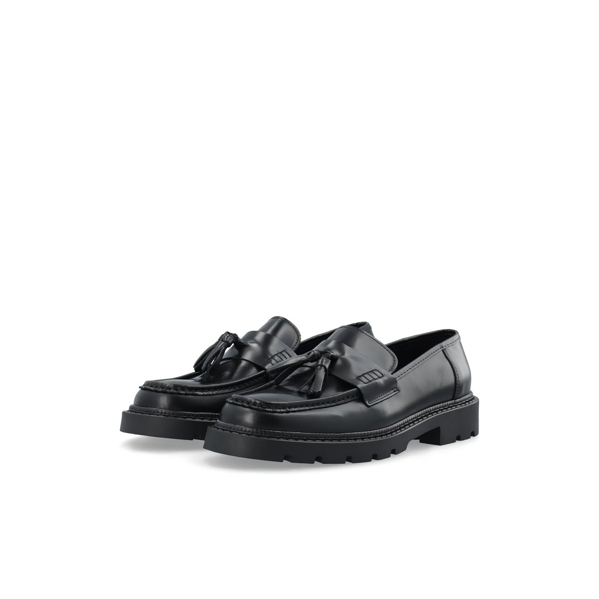 Mocassins noir - black, BIANCO