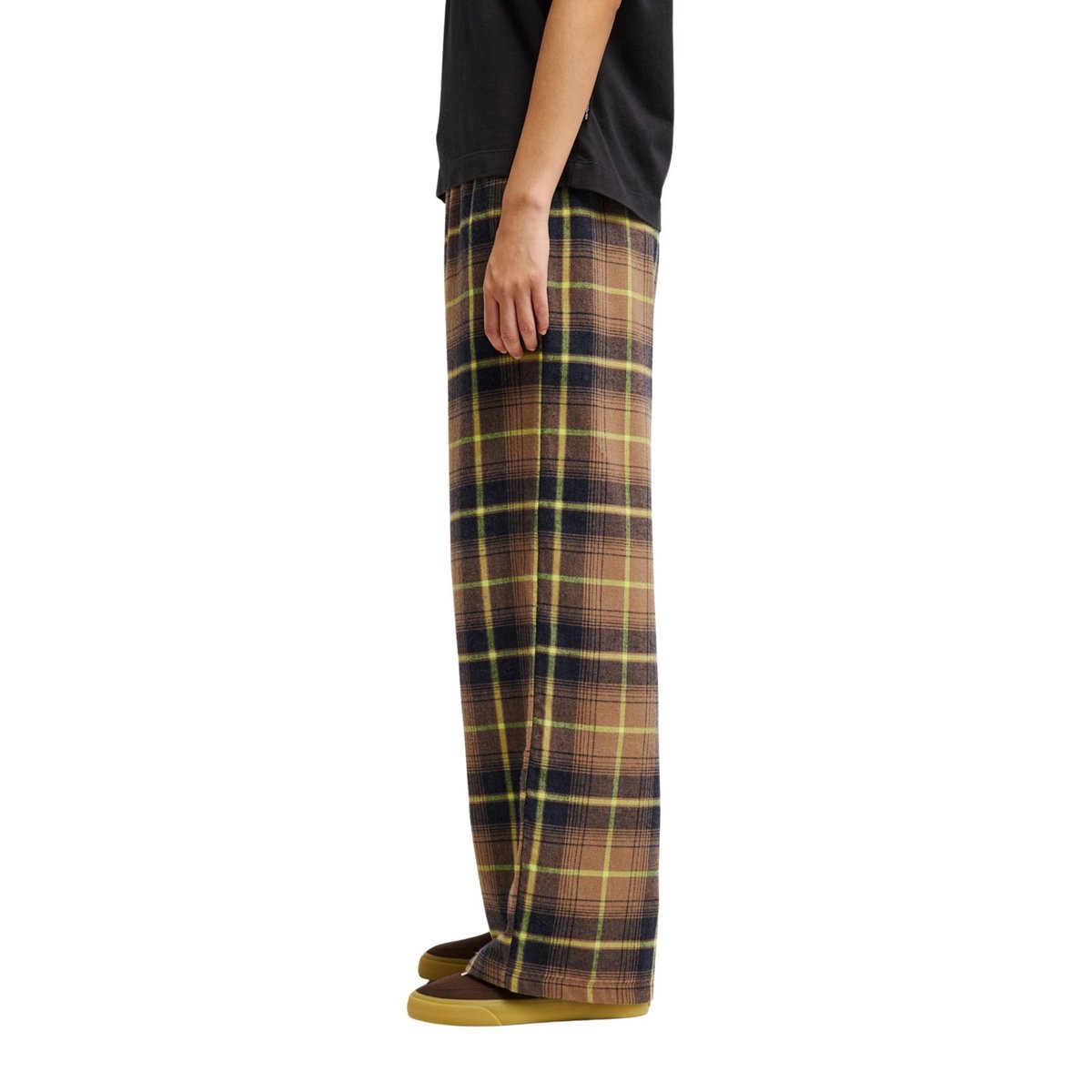 Pantalon taille élastiquée LOMOND marron pine bark lomond check, QUIKSILVER