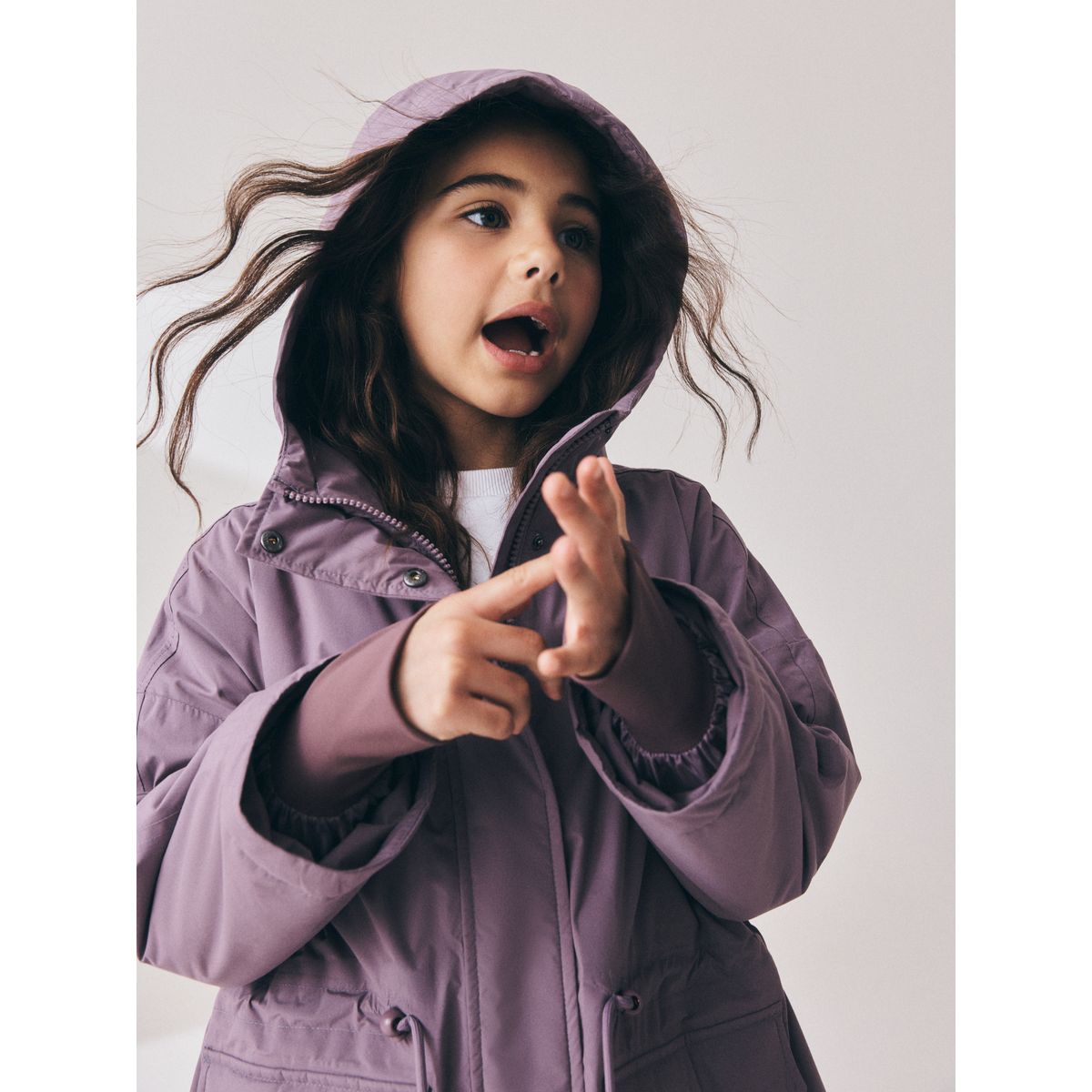Veste imperméable lilas, NEXT