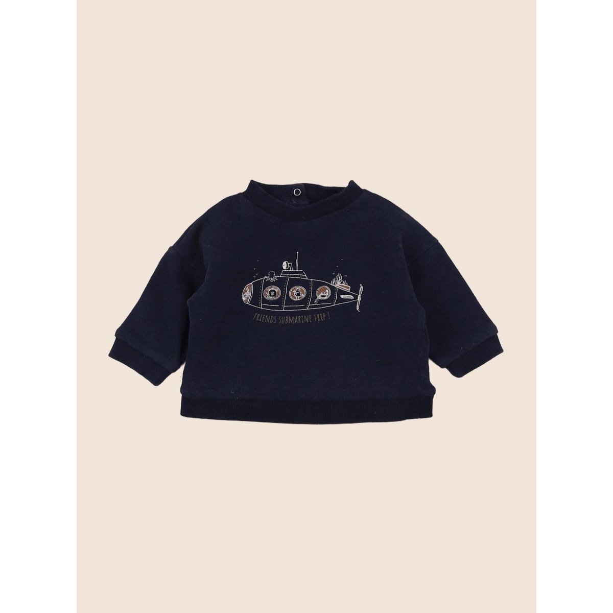 Sweat - Etat satisfaisant bleu, VERTBAUDET