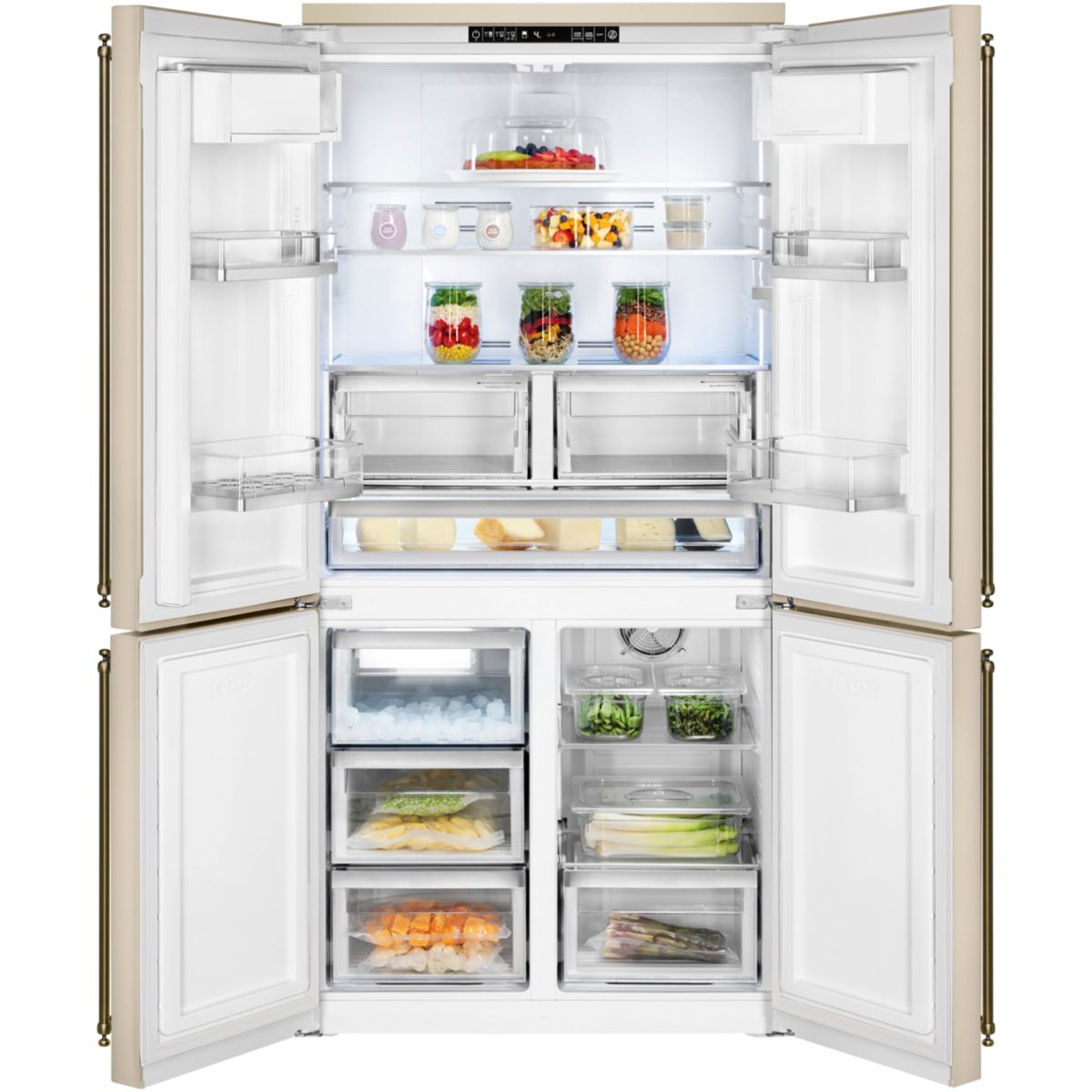 Réfrigérateur multi portes FQ60CPO6 couleur unique, SMEG