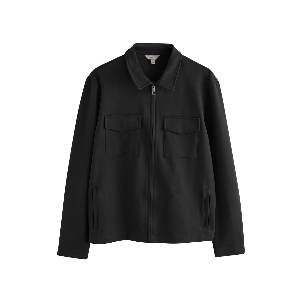 Veste-chemise en jersey et pantalon, 2 pièces noir, NEXT