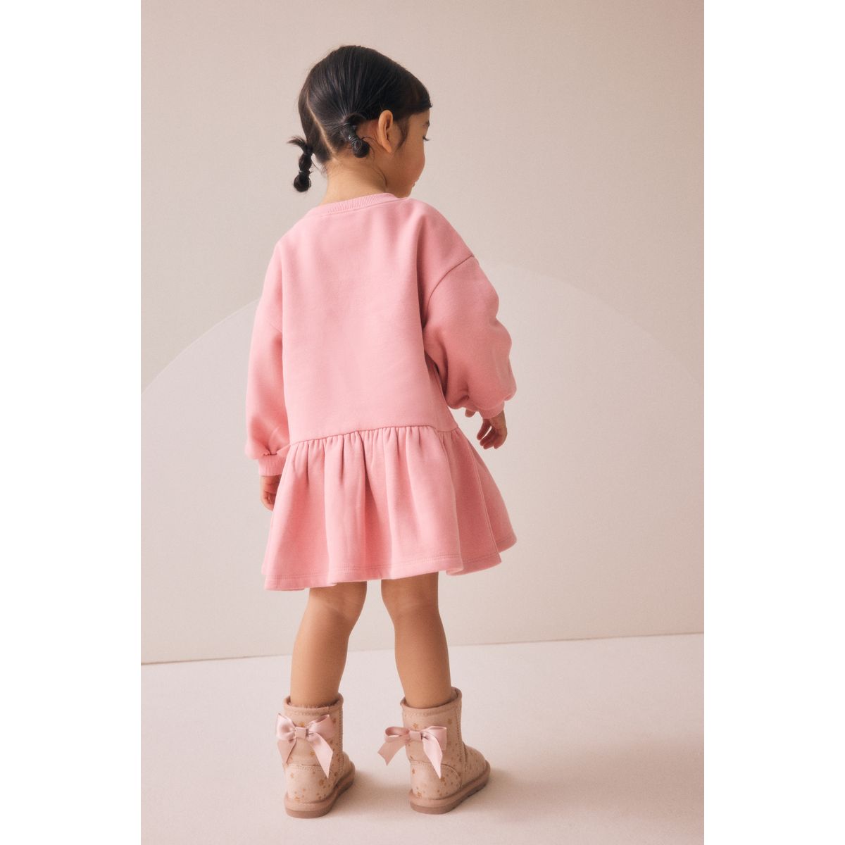 Robe sweat à taille basse fée rose, NEXT