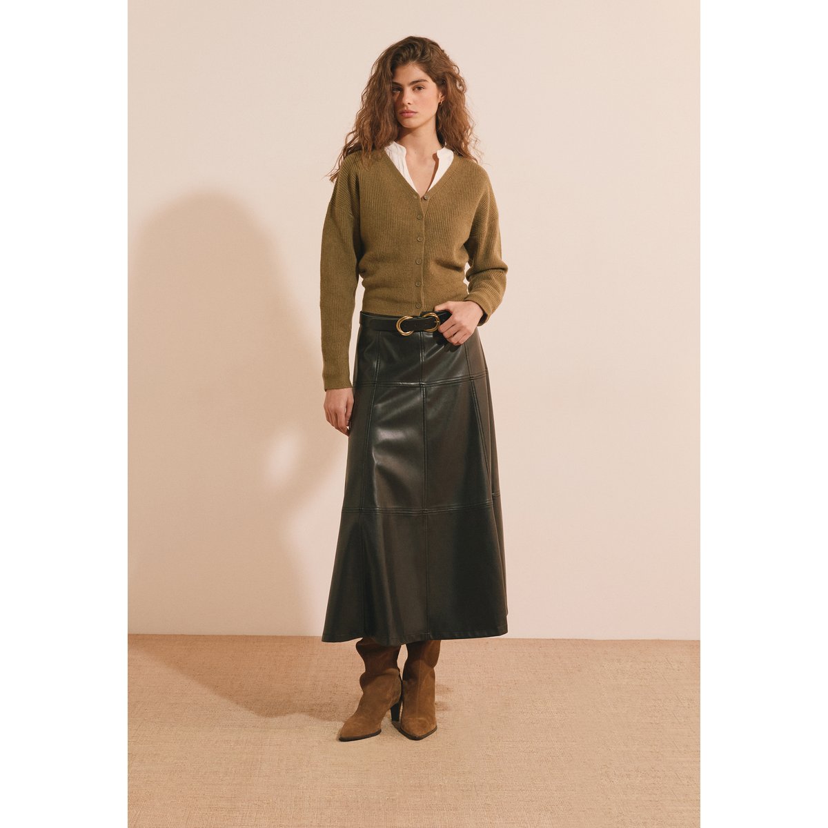 ETAM PULL SUSIE CARDI - COL V kaki olive, ETAM