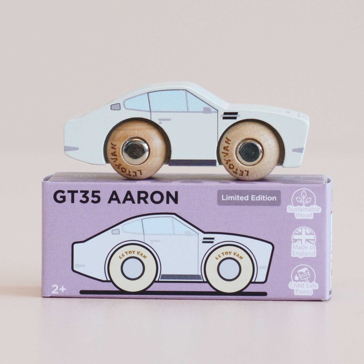 Voiture Aaron No 6 blanc, LE TOY VAN
