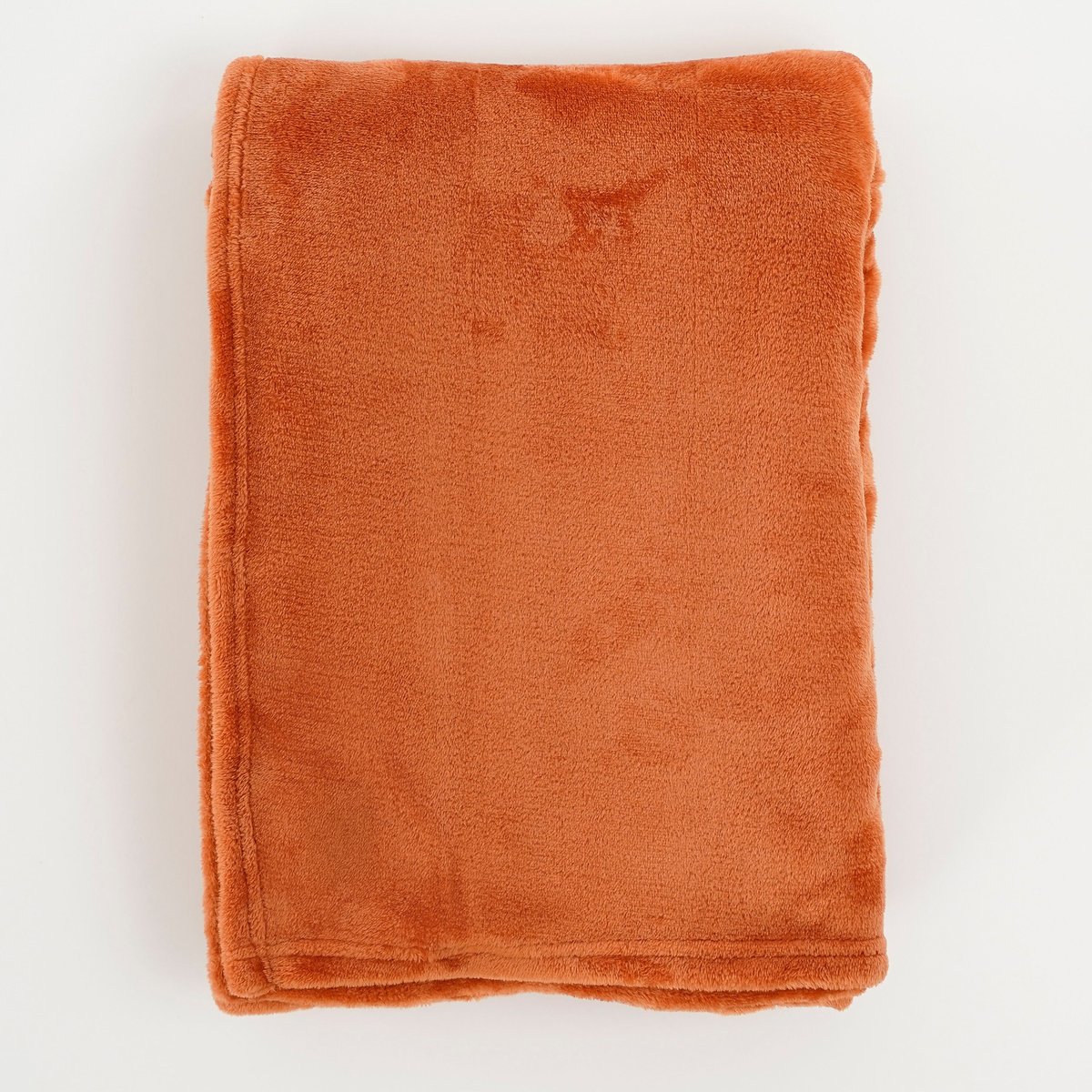 Plaid FAMKE terre cuite, MICA DECORATIONS