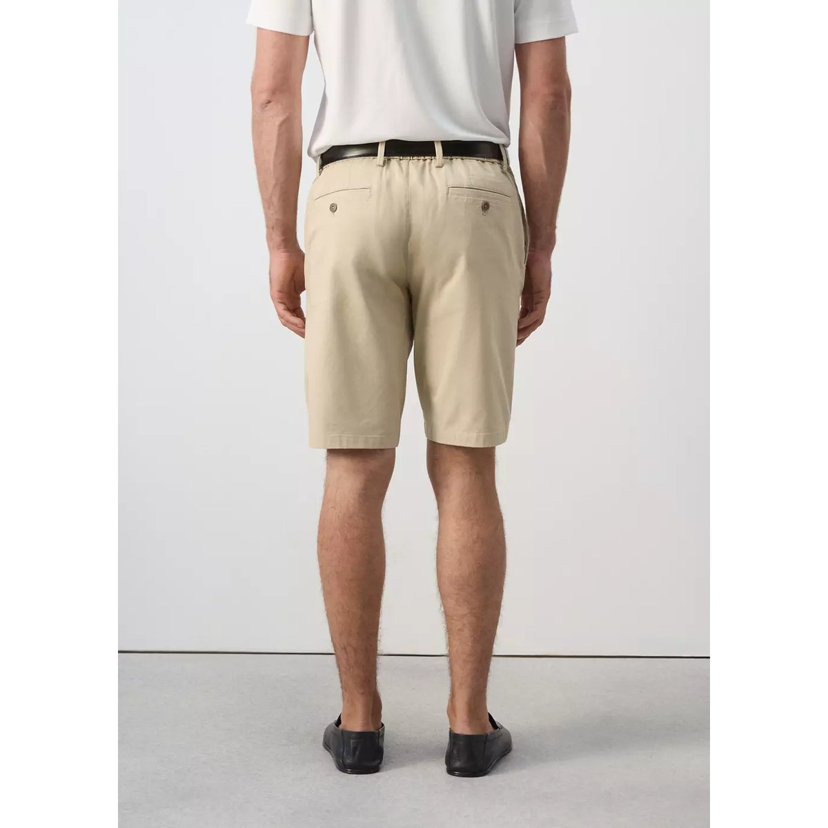 Bermuda slim-fit chino coton beige, MANGO MAN