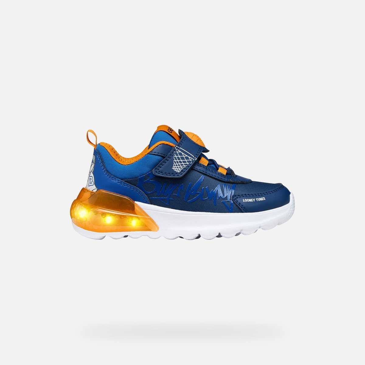 Looney Tunes  J ACTIVART ILLUMINUS bleu marine/orange, GEOX