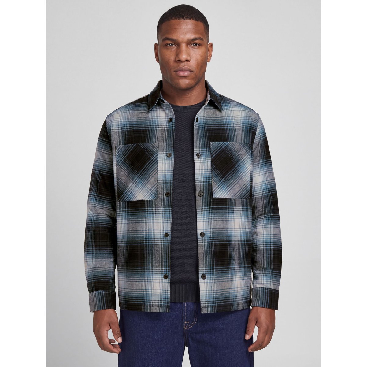 Surchemise navy blazer, JACK & JONES