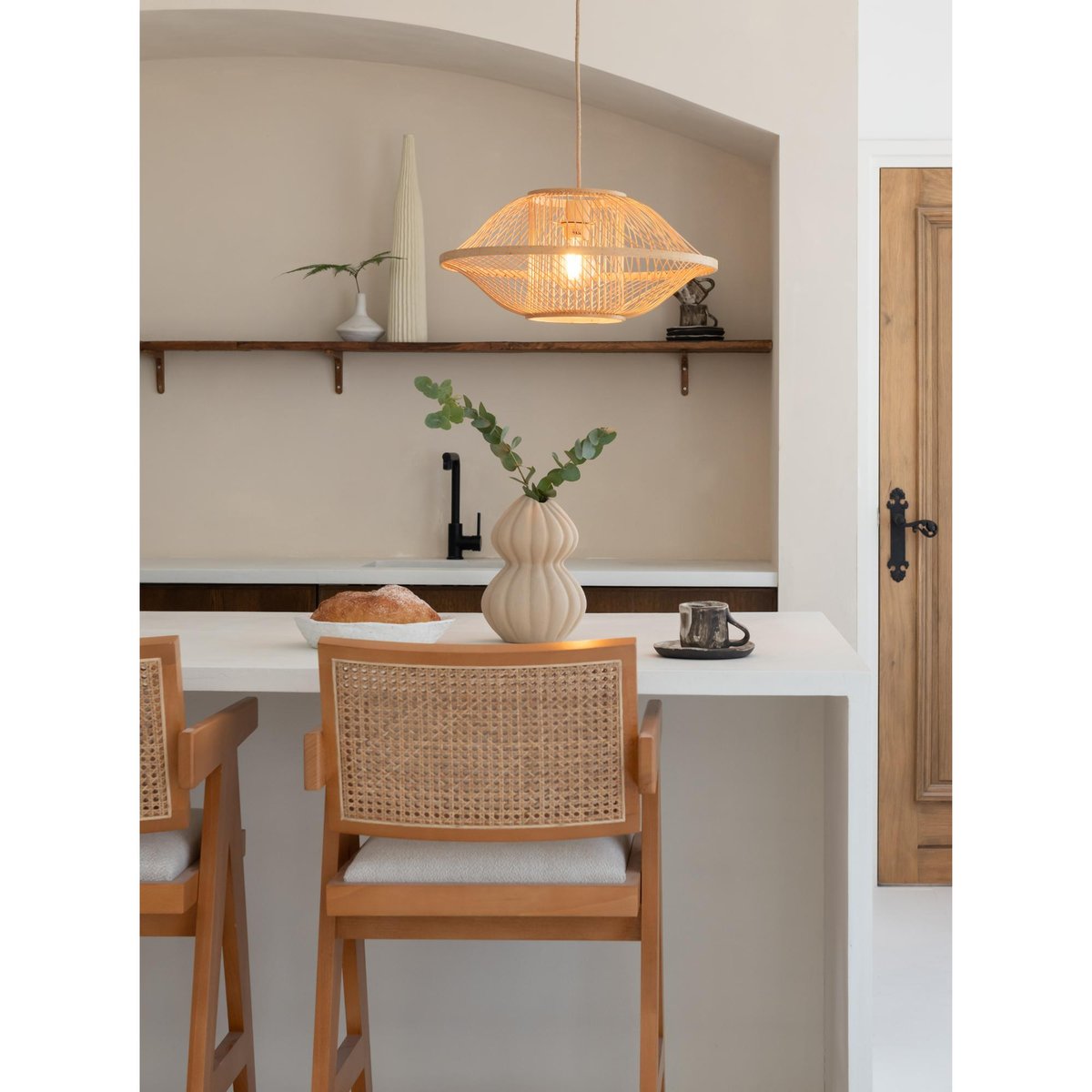 Lampe Suspendue Bambou MAUI naturel, GOOD & MOJO