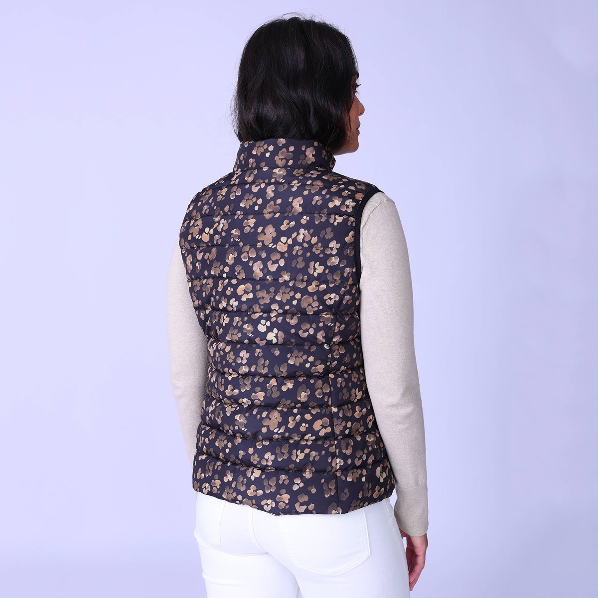 Doudoune sans manches Helena noir, MISE AU GREEN