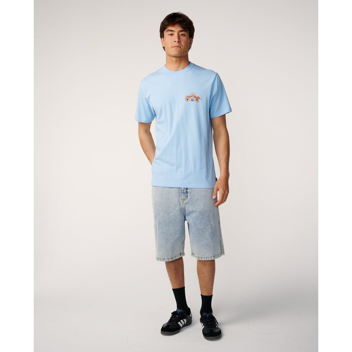 T-shirt relax HAZED & TUBED cloche bleue, RIP CURL