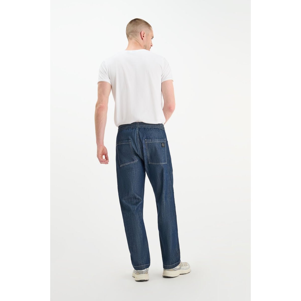 Jeans loose, large MILAK, longueur 34 blue, LE TEMPS DES CERISES