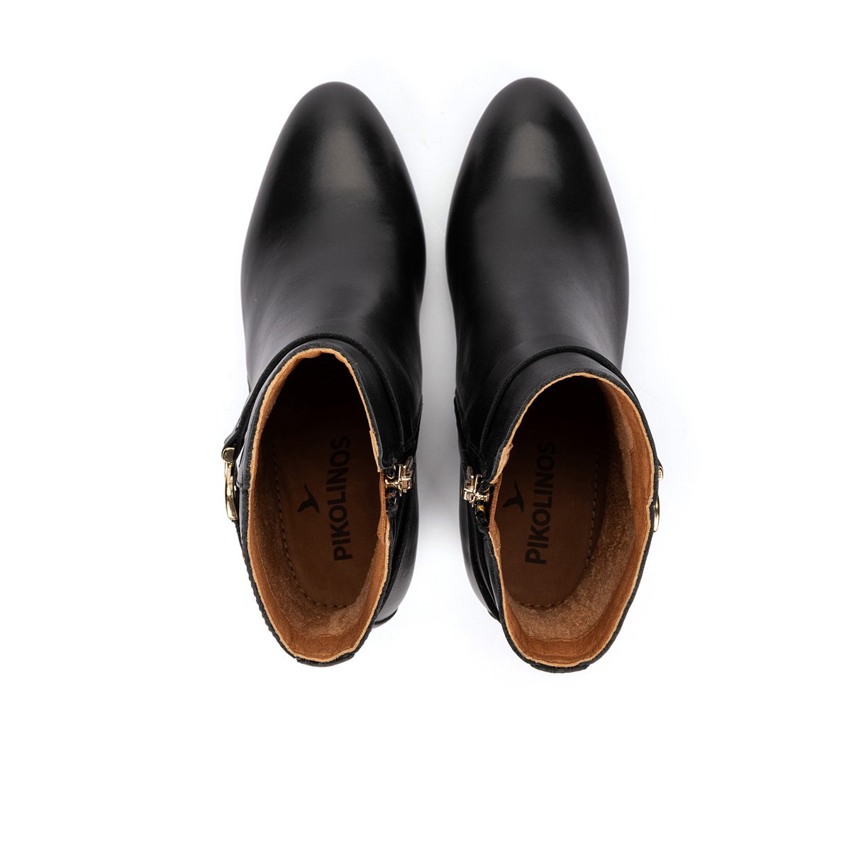 Bottines à talon cuir Calafat black, PIKOLINOS