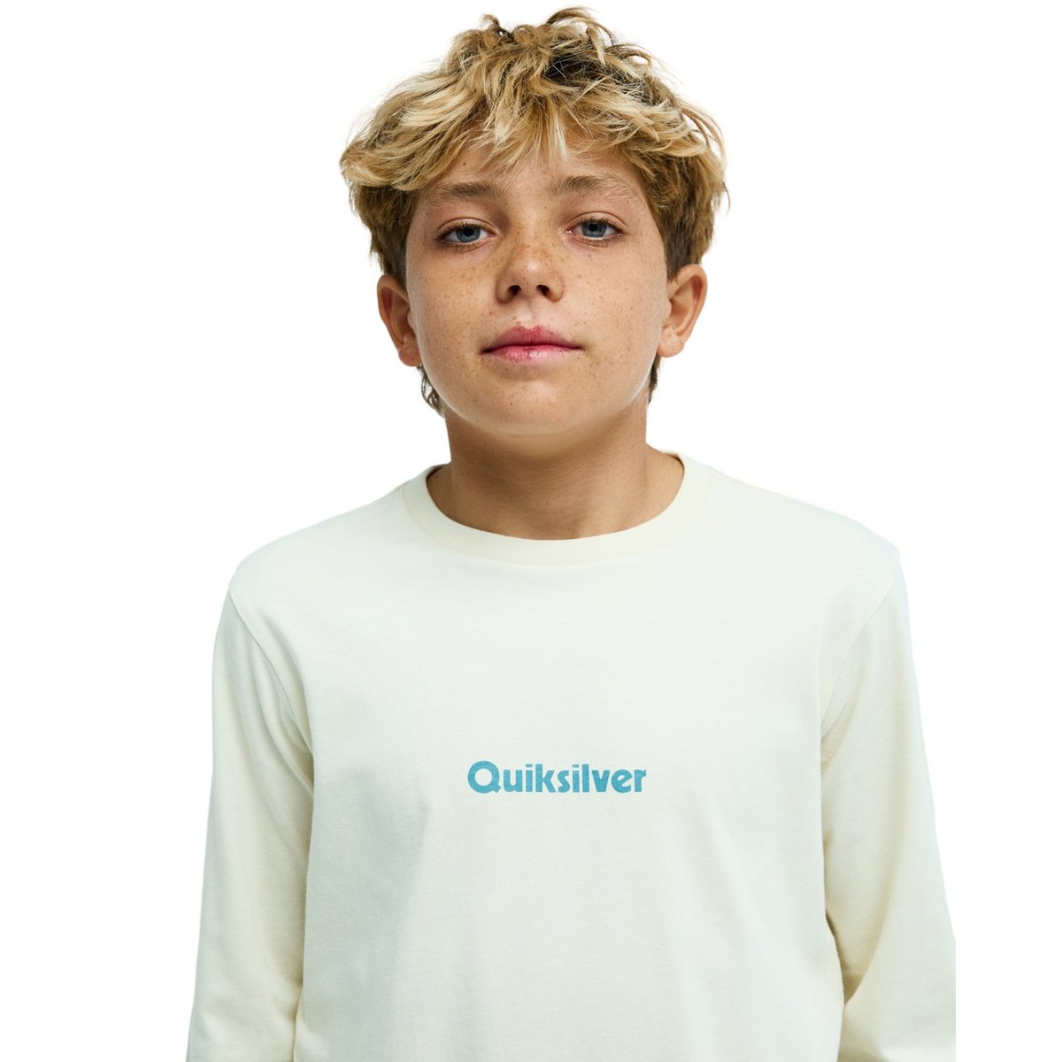 T-shirt manches longues RAYS beige bone white, QUIKSILVER