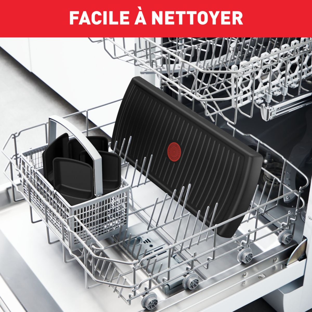 Raclette RE45A812 Pierrade 3 en 1 gris, TEFAL