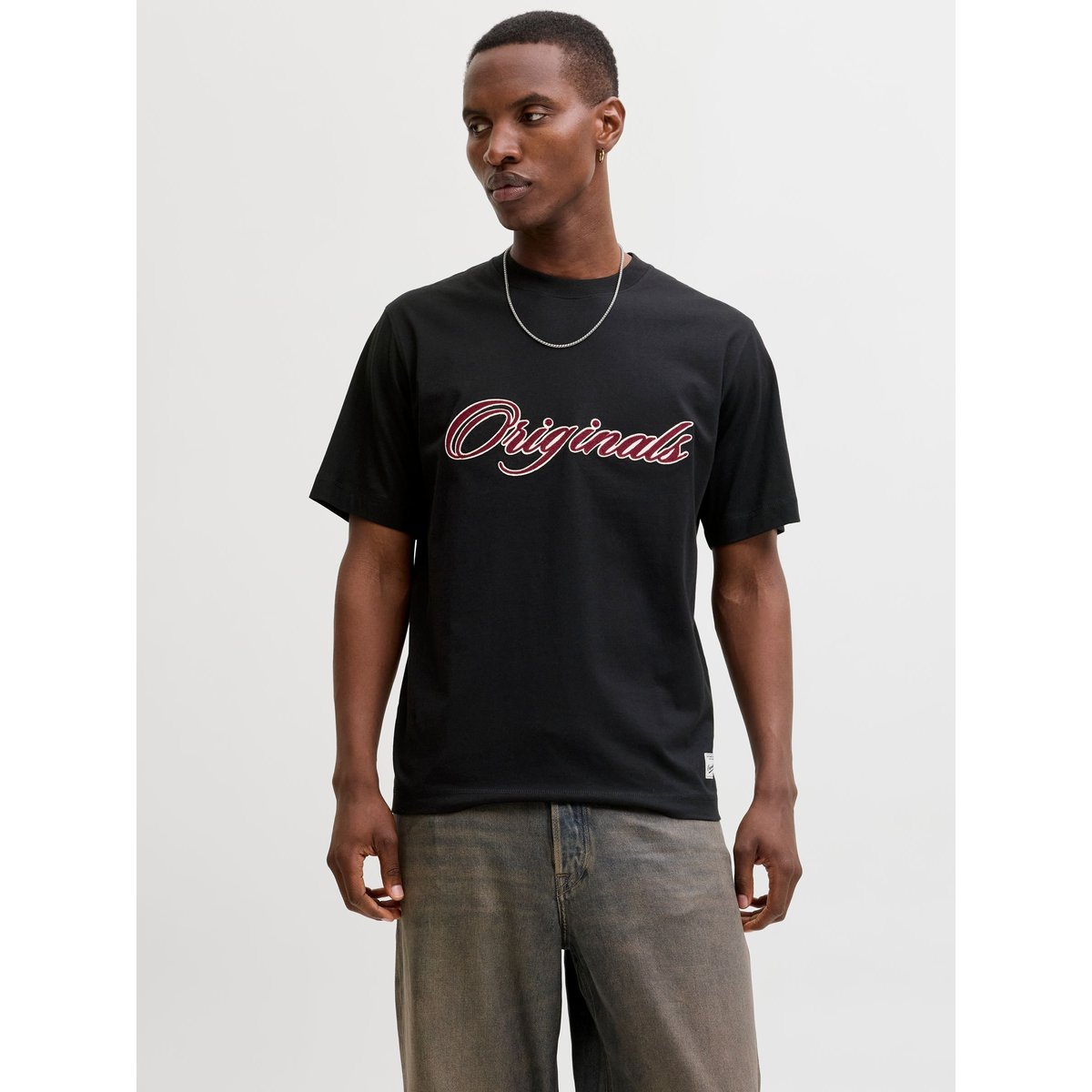 T-Shirt black 1, JACK & JONES