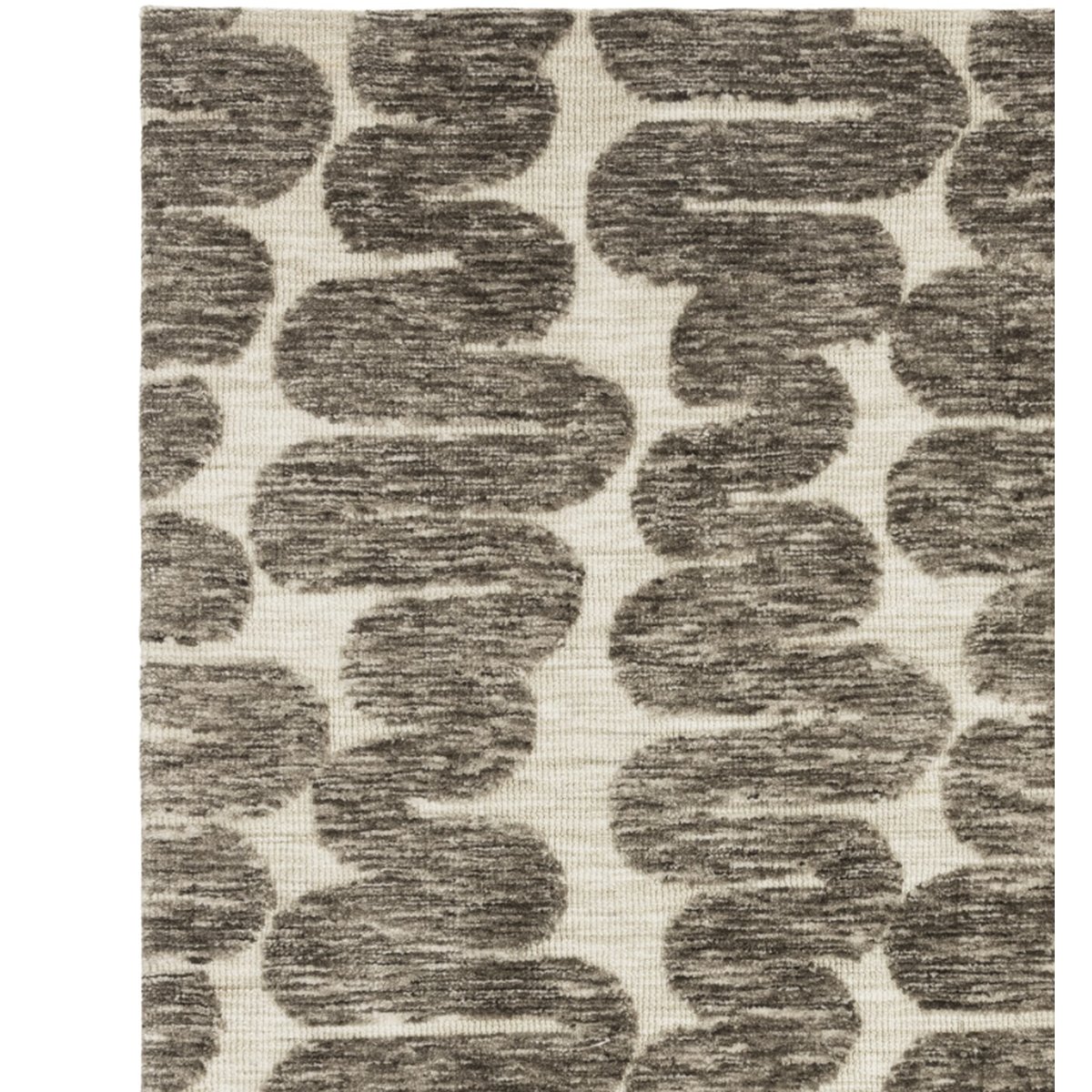 Tapis moderne tissé plat KAHUNA marron, NOVATREND