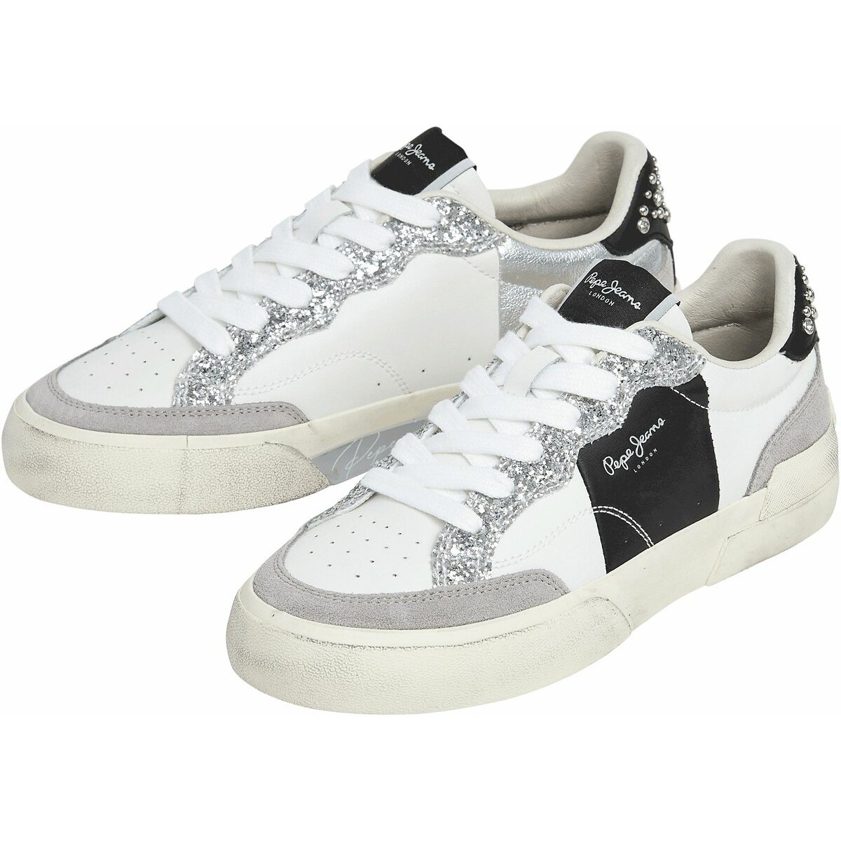 Milan Court W Trainers grey/black, PEPE JEANS