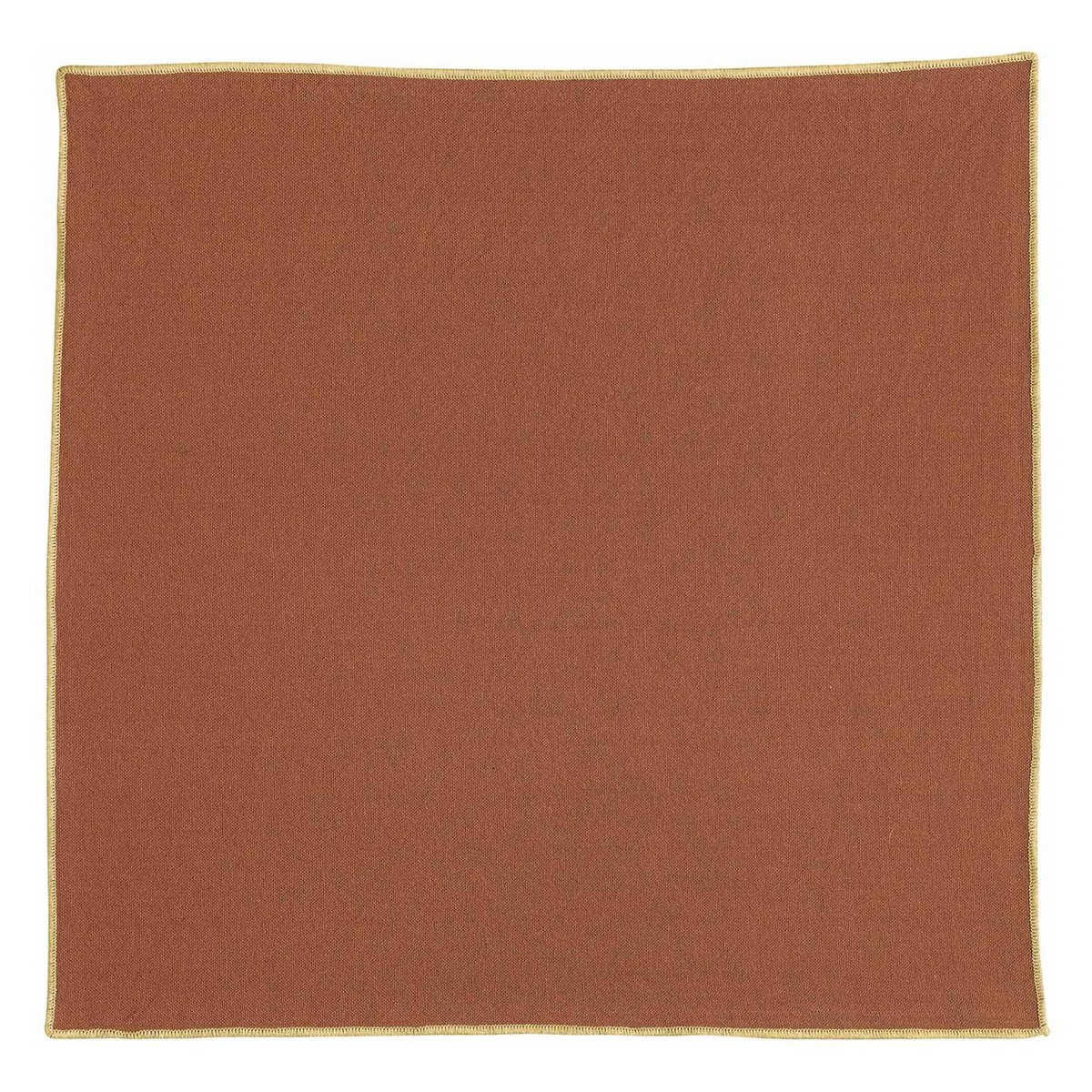 Serviette recyclée Grace cuivre, WINKLER