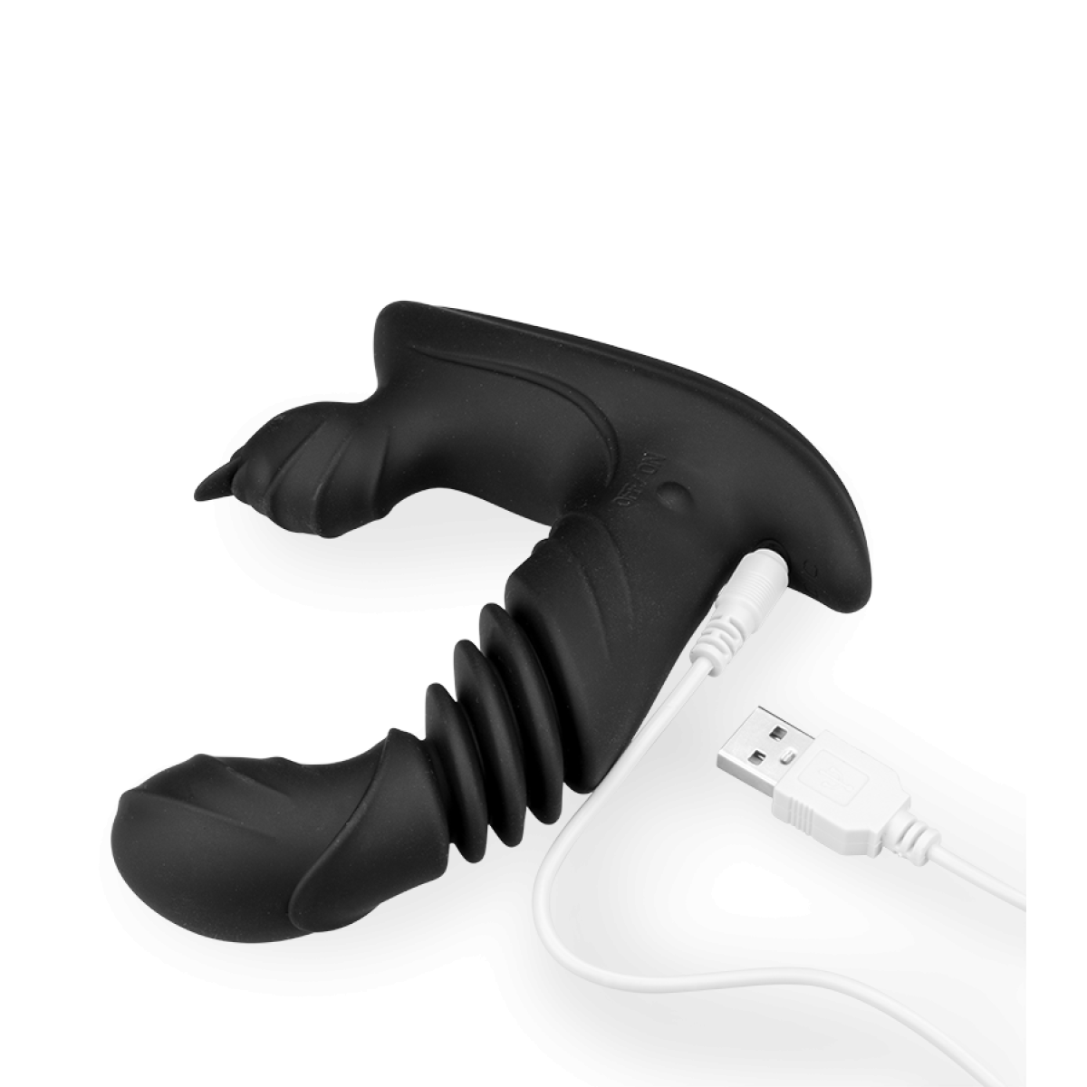 Stimulateur clitoridien gode va-et-vient vibrant 20 modes noir, LOVE AND VIBES