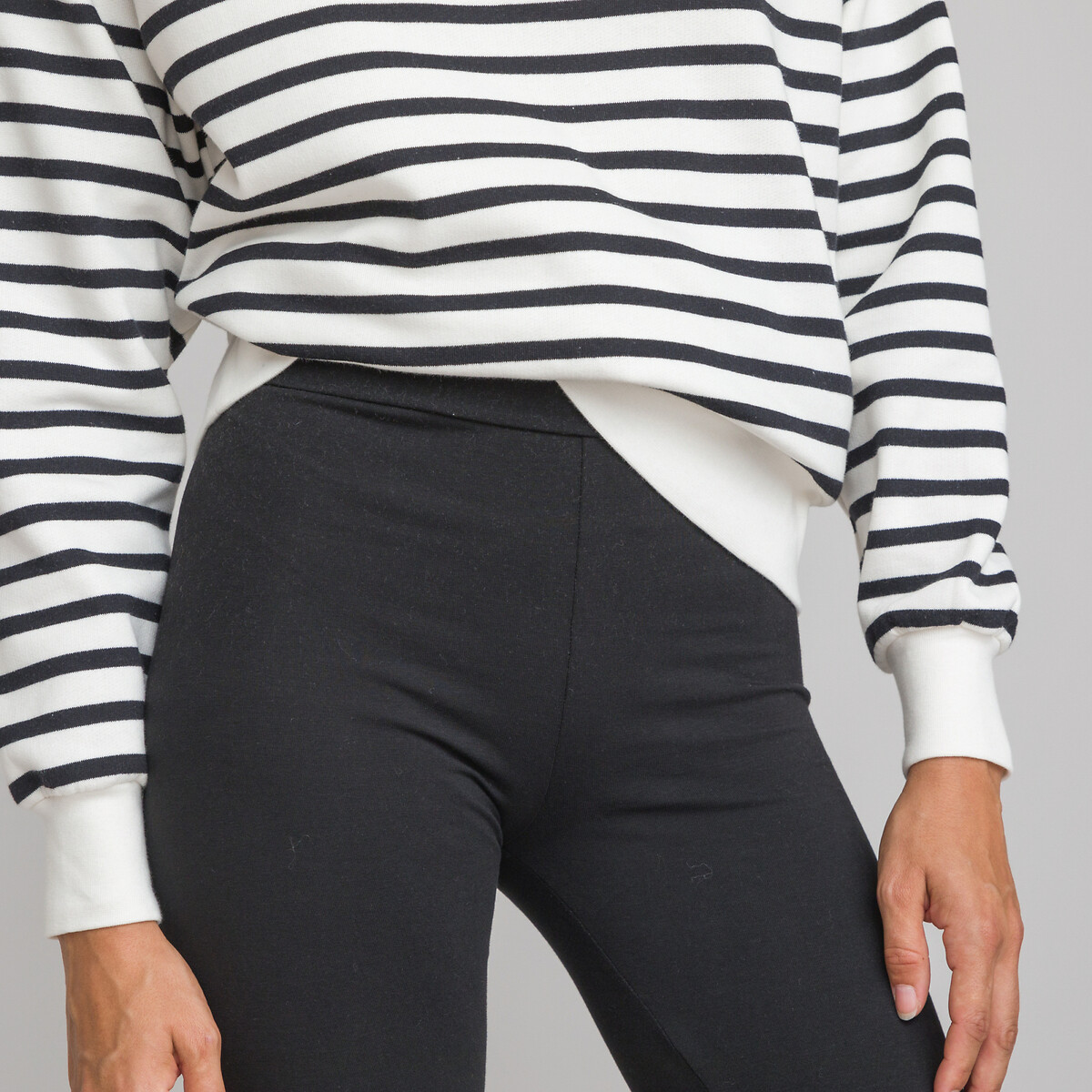 Cropped Leggings black, LA REDOUTE COLLECTIONS