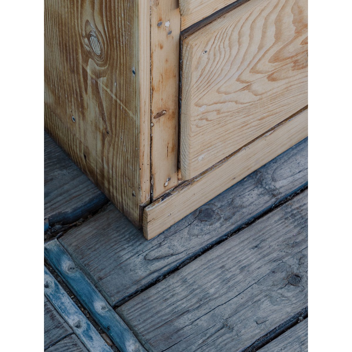 Meuble de métier à 12 casiers en bois Fernand N°391 - Bon état bois clair, DEBONGOUT