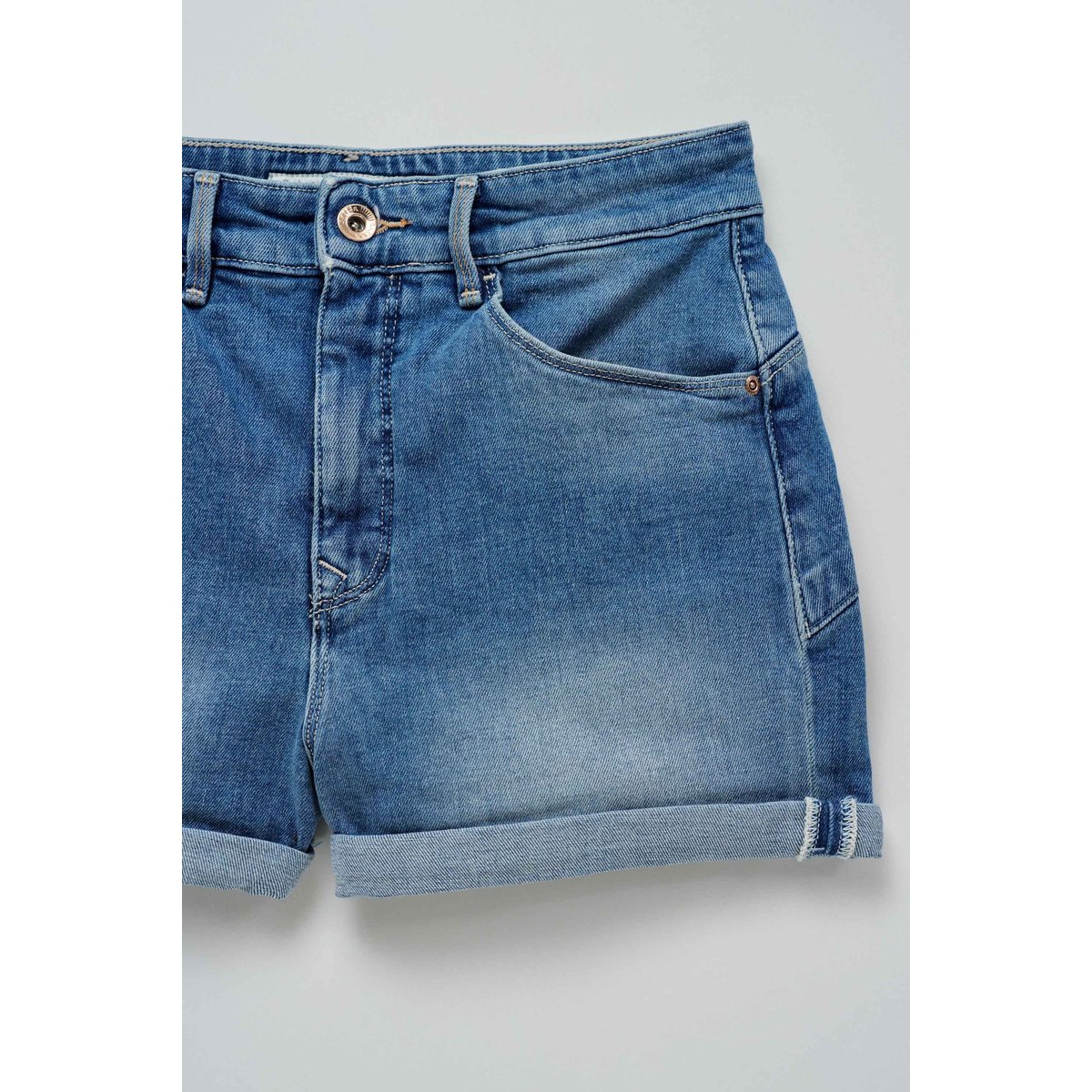 SHORT FAITH PUSH IN bleu denim, SALSA JEANS
