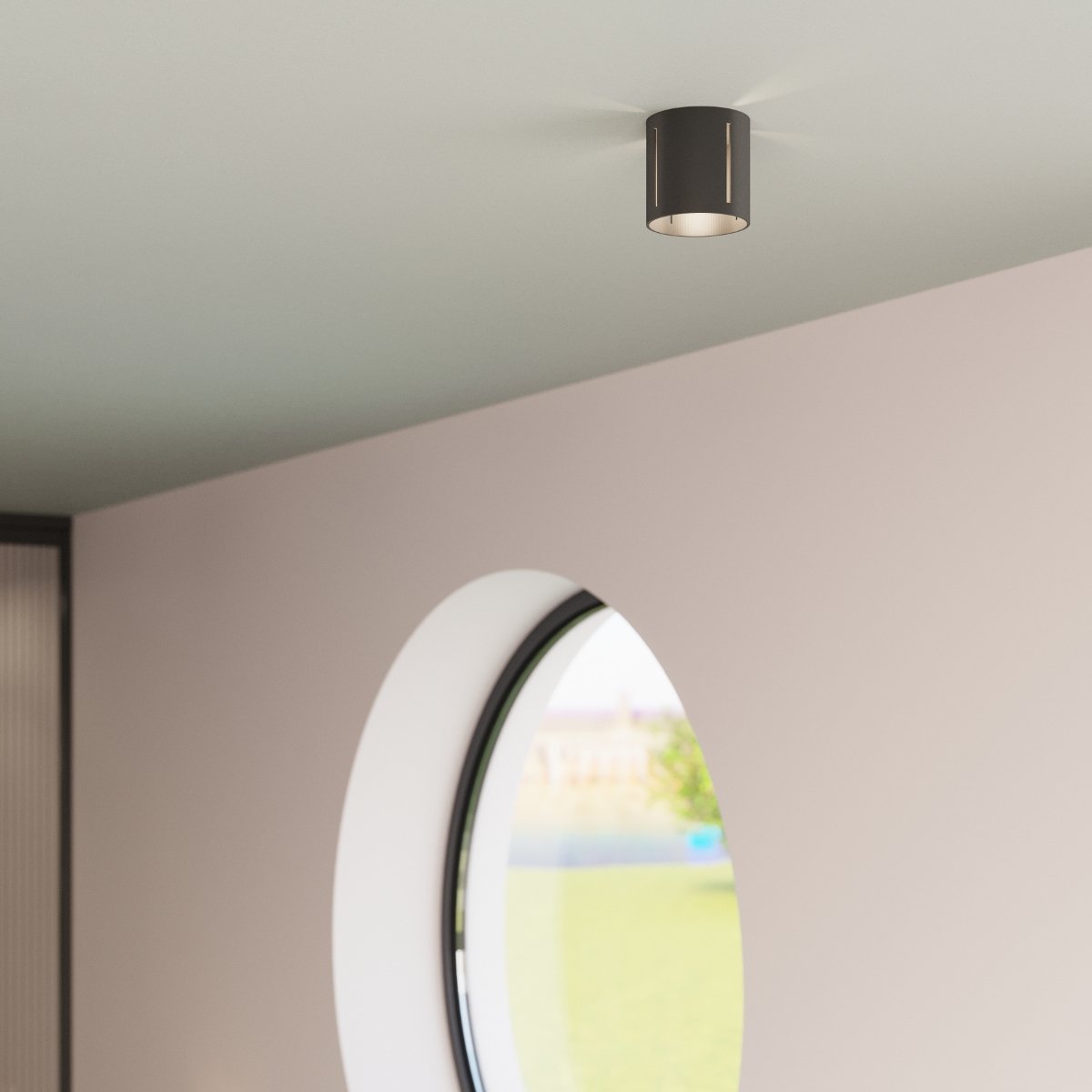 Applique Aluminium Noir G9 1 Inez noir, EDEN