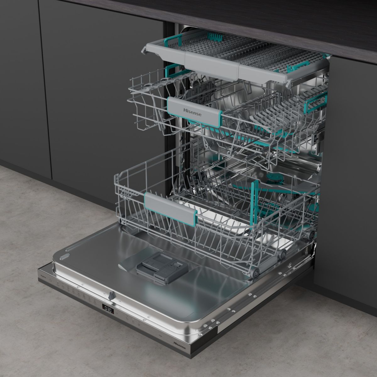 Lave vaisselle encastrable HV16A couleur unique, HISENSE