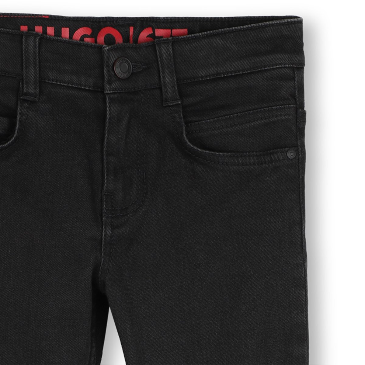 Pantalon en denim denim black, HUGO KIDSWEAR