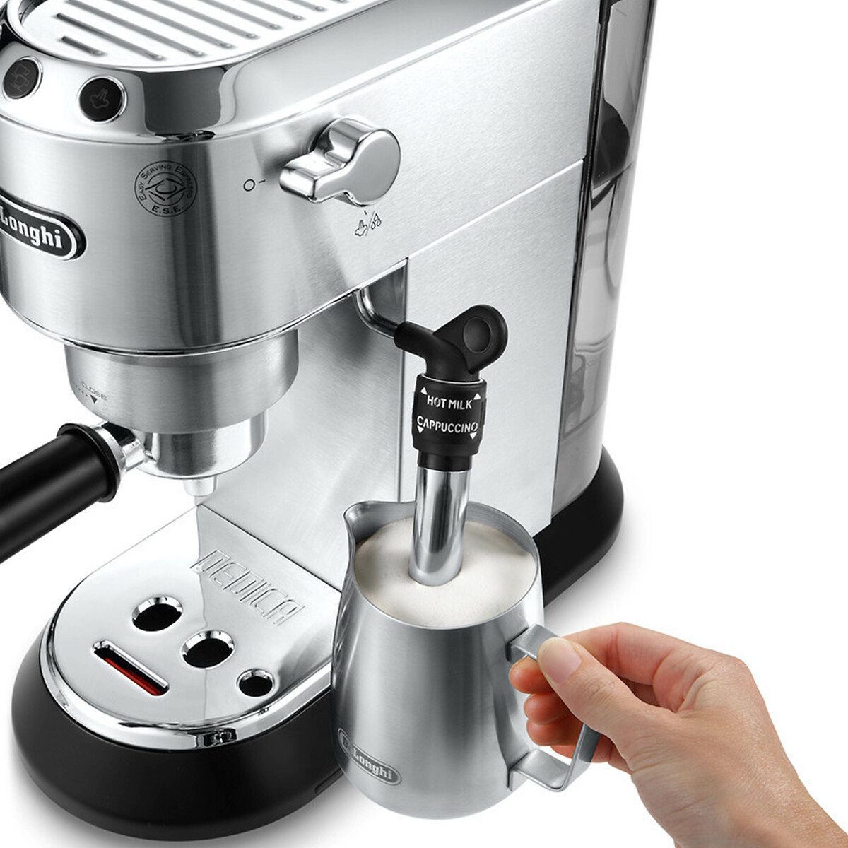Expresso pompe ultra-compacte Dedica EC685.M inox, DELONGHI