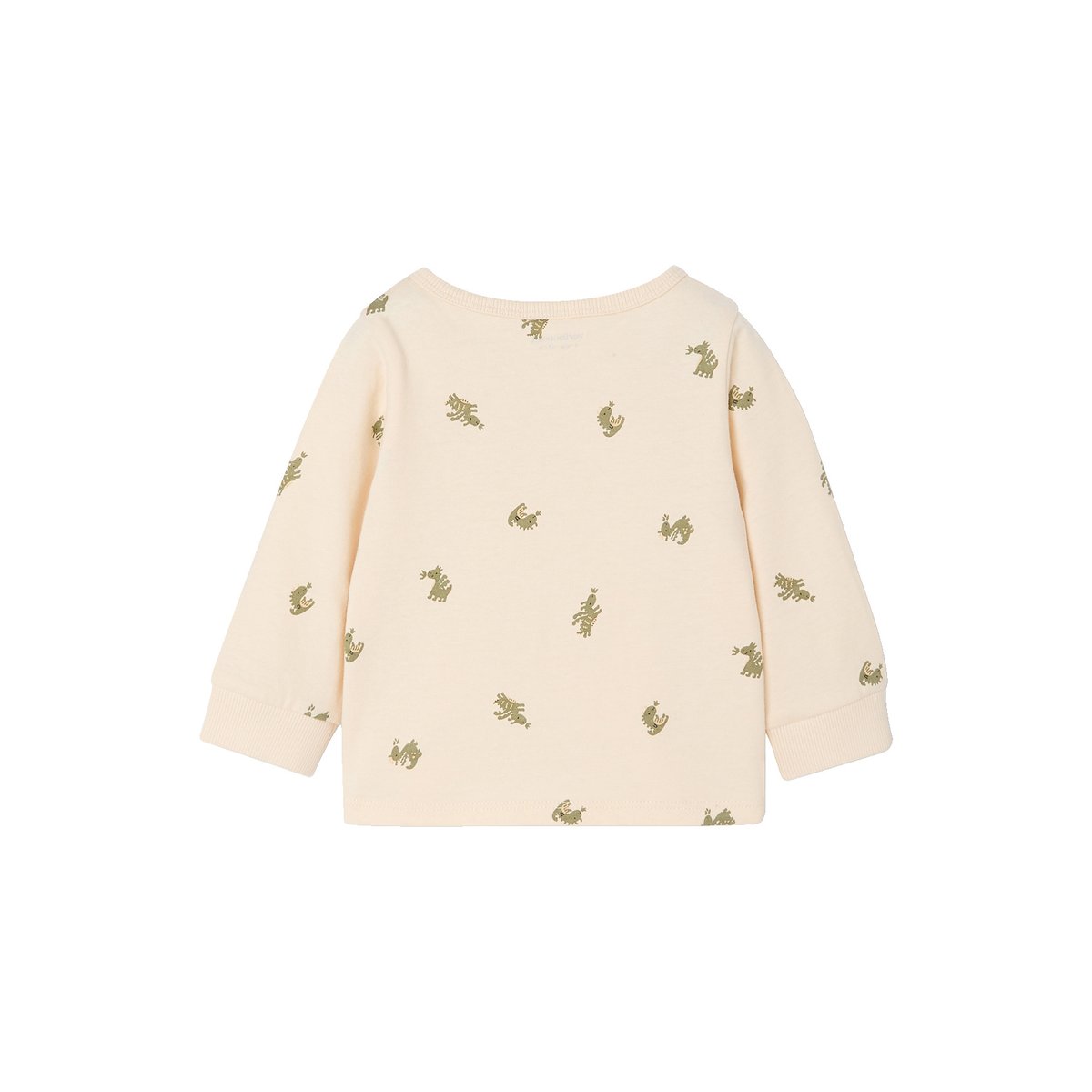 T-shirt manches longues vanille, VERTBAUDET