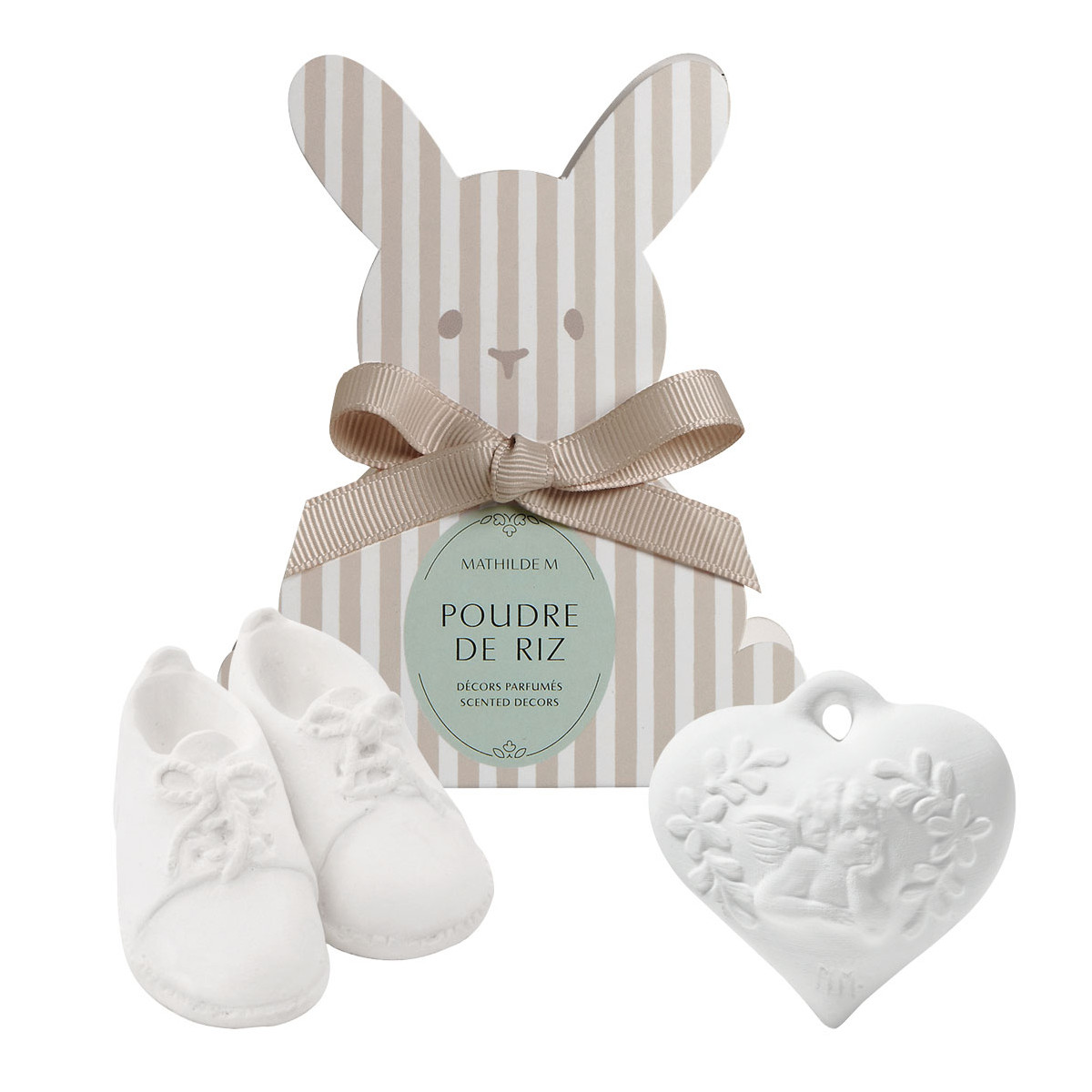 Lapin Surprises parfumées - Poudre de Riz blanc, MATHILDE M
